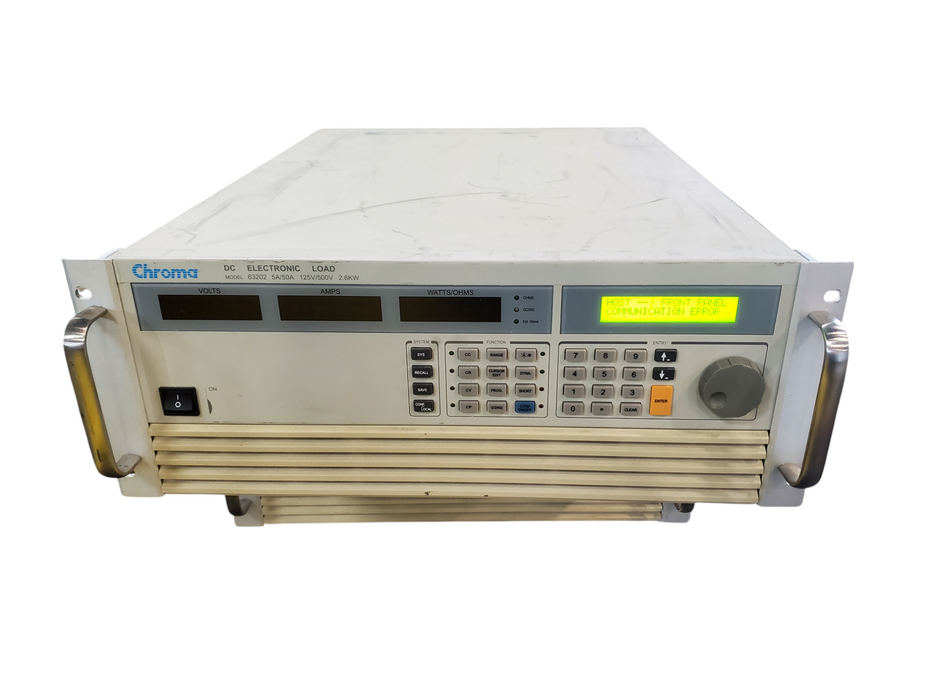 Chroma Model 63202 DC Electronic Load Power Supply 5A/50A 125V/500V 2.6KW *READ*