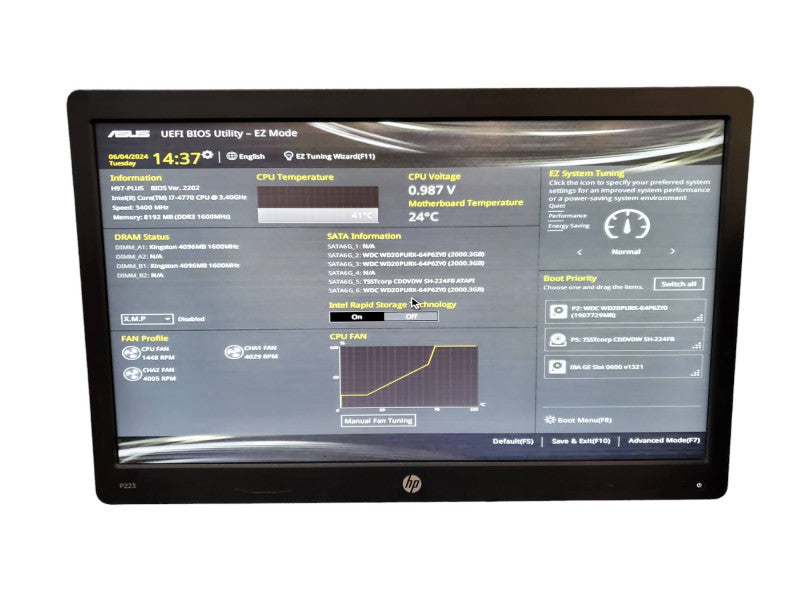 Custom 4U Rack Mount Desktop i7-4770 Asus H97-PLUS 8GB RAM 430W PSU NO HDD @