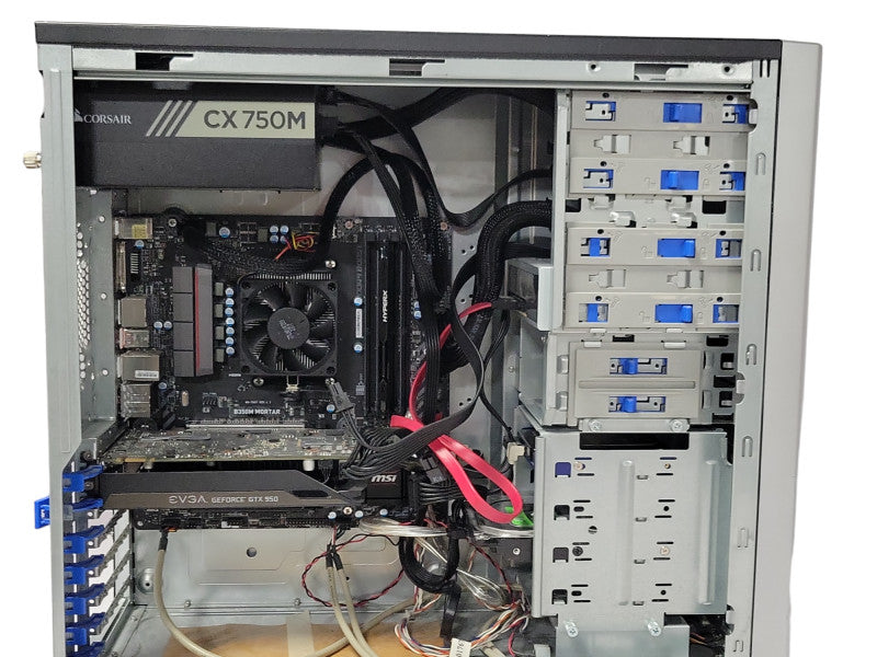 Custom PC, AMD A8-9600 Radeon R7 CPU, 8GB DDR4, 128GB SSD+1TB HDD, GTX950 GPU _