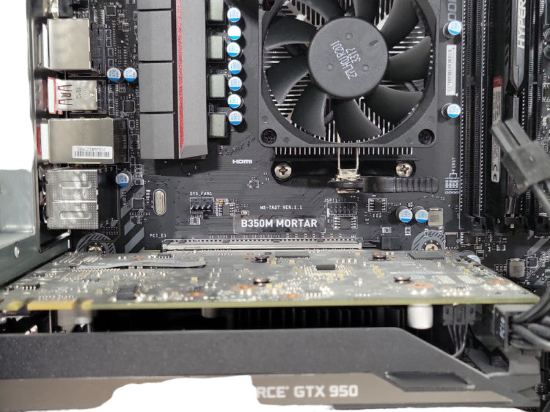 Custom PC, AMD A8-9600 Radeon R7 CPU, 8GB DDR4, 128GB SSD+1TB HDD, GTX950 GPU _