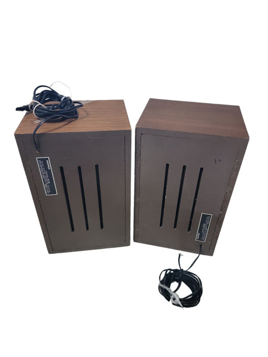 Pair of Vintage wooden AMPEX Model 515 Wide Range Speaker System