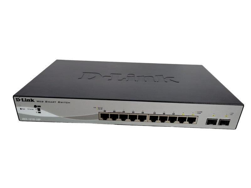 D-Link DGS-1210-10P, 10-Port Web Smart Managed Gigabit PoE Switch !