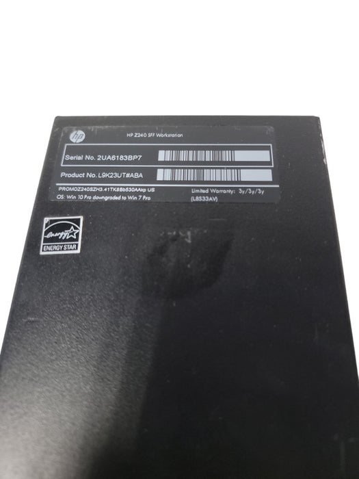 HP Z240 Workstation, i7- 6700@3.4GHz|1 TB Hybrid| 8 GB RAM