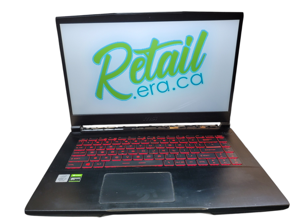 MSI GF63 Thin i7-10750H 16GB DDR4 GTX 1650 256GB NVMe FOR PARTS/REPAIR