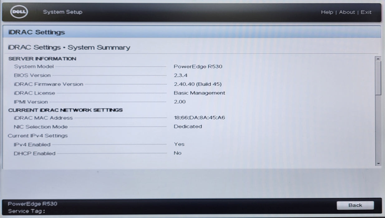 Dell PE R530 2U 8x3.5", Xeon E5-2620v3, 32GB DDR4, H730 Mini, No HDD, 2x 750W