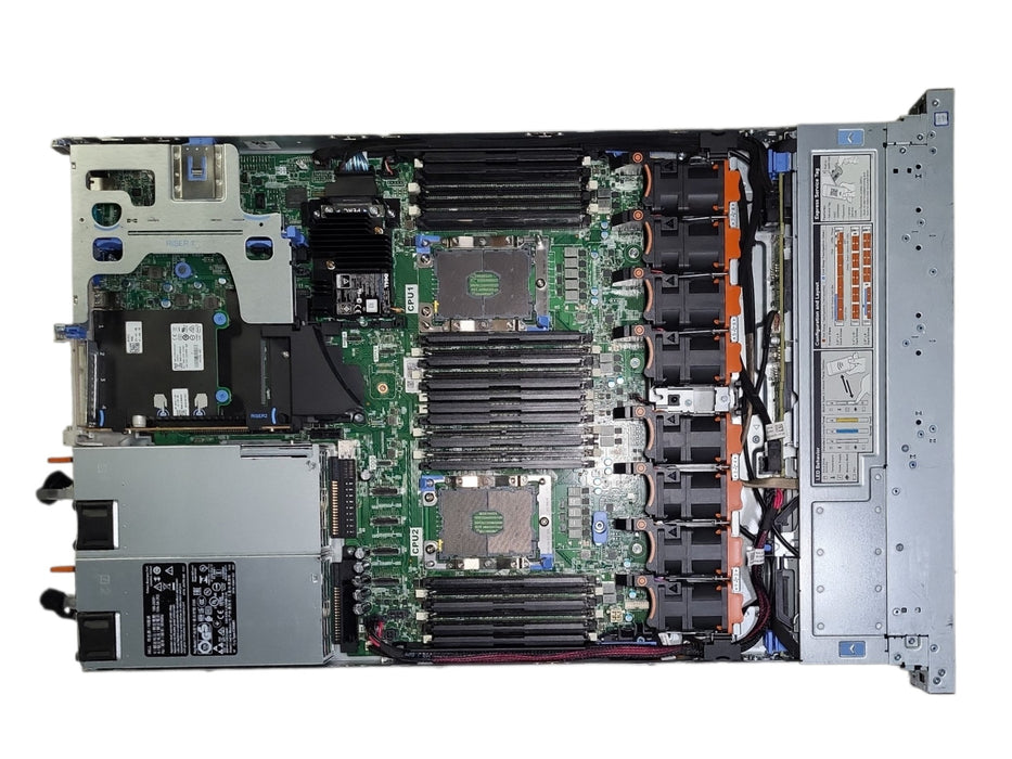 Dell PE R640 1U 8x2.5" Barebone, No CPU/Heatsink/RAM, READ
