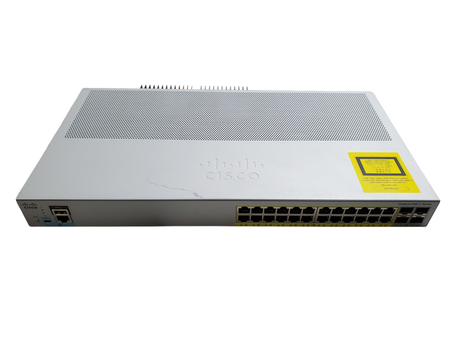 Cisco WS-C2960L-24PS-LL V01 | 24-Port Gigabit PoE+ Silent Managed Switch