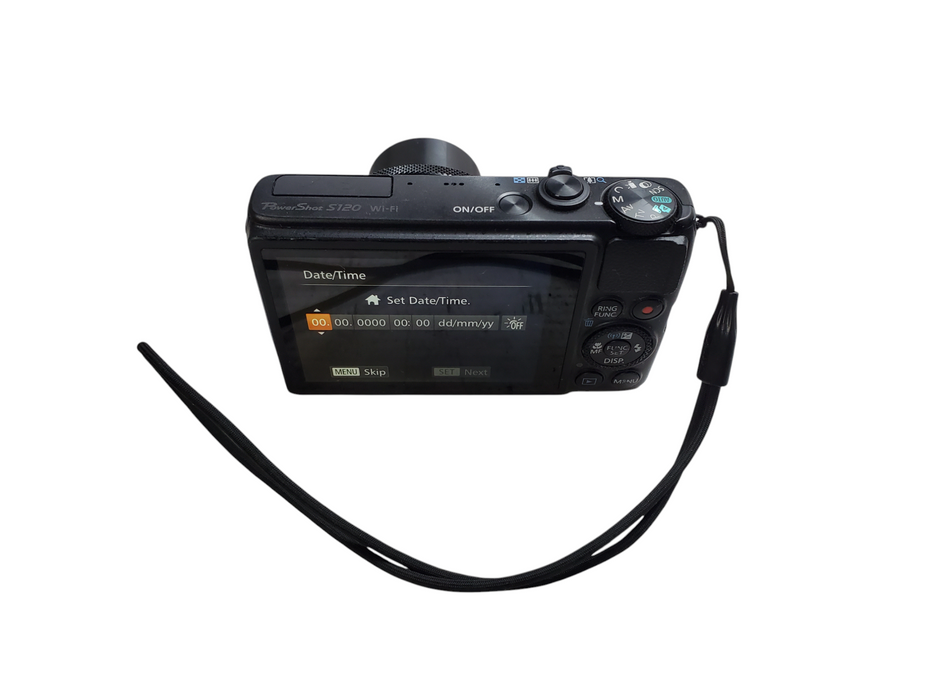 Canon Powershot S120 Digital Camera - 12.1MP - 5x Optical Zoom  w/ Battery