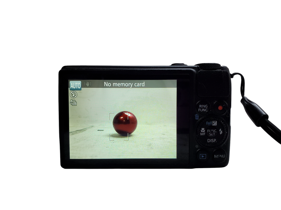 Canon Powershot S120 Digital Camera - 12.1MP - 5x Optical Zoom  w/ Battery
