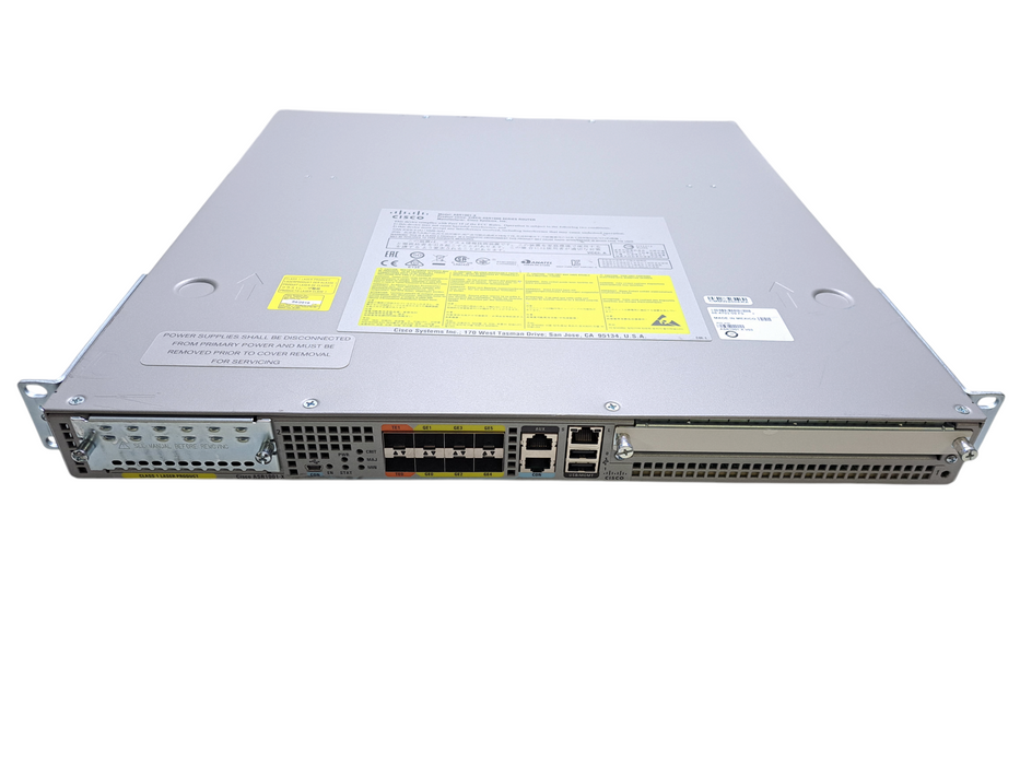 Cisco ASR1001-X Aggregation Services Router w/ 6x 1G SFP, 2x 10G SFP+ | Dual AC