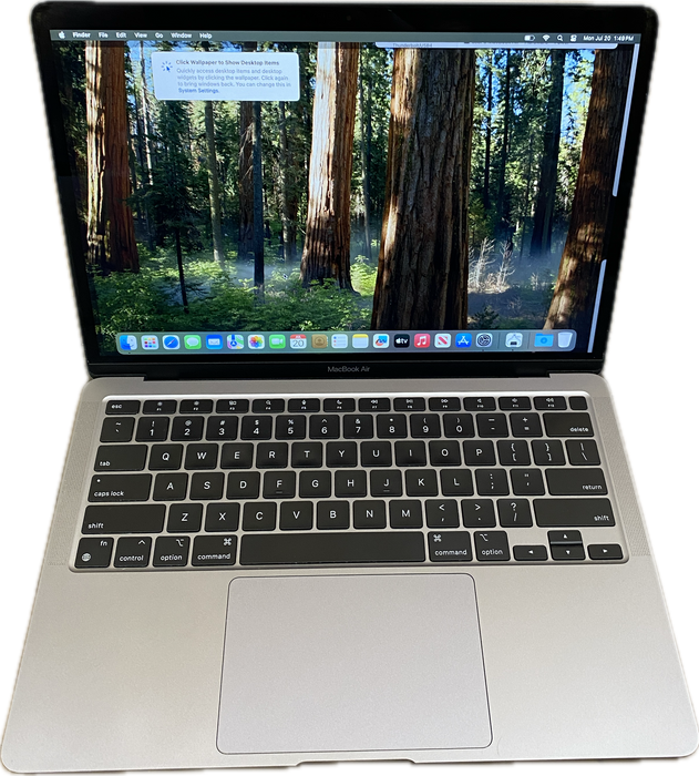 Apple MacBook Air 13" M1 2020 16GB RAM 256GB SSD No Power Adapter READ