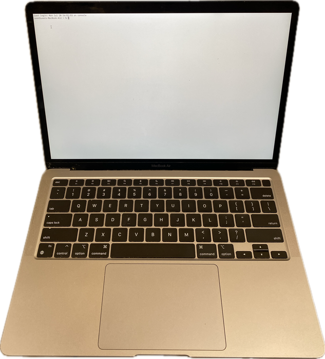 Apple MacBook Air 13 M1 2020 16GB 256GB SSD Faulty LCD For Parts/Repair READ!