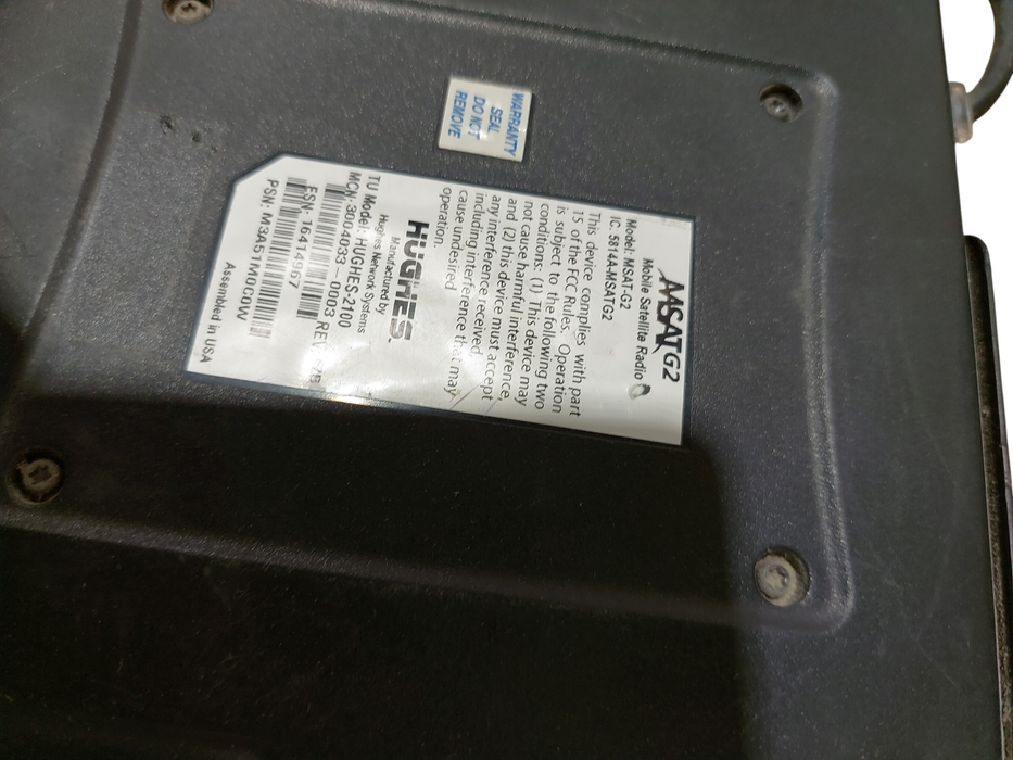 MSAT G2 Mobile Satellite Radia Model: MSAT G2  HUGHS 2100