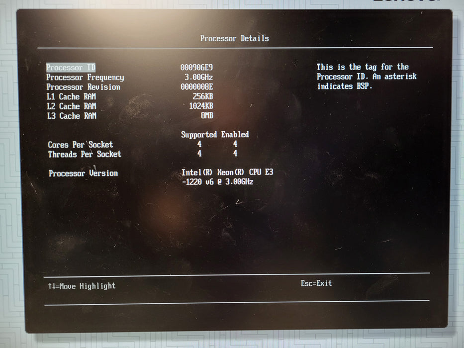 Lenovo X3250 M6 8x 2.5" E3-1220 v6 @ 3GHz 8GB DDR4 ECC 2x PSU