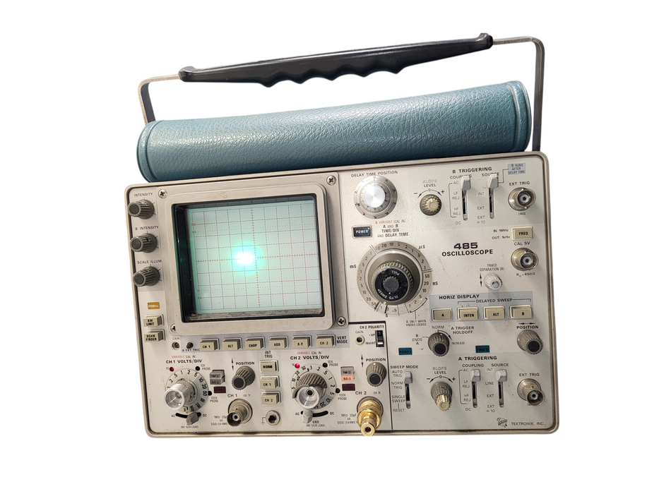 Tektronix 485 Portable Dual-Trace Analog Oscilloscope READ