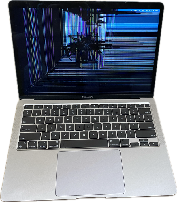 Apple MacBook Air 13 M1 2020 16GB 256GB SSD Faulty LCD For Parts/Repair READ!