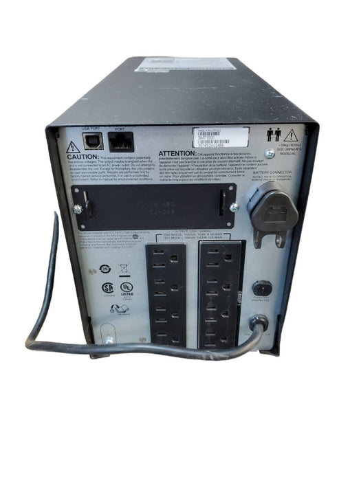 APC SMT1500 1500VA 1000W 120V UPS Battery Backup @