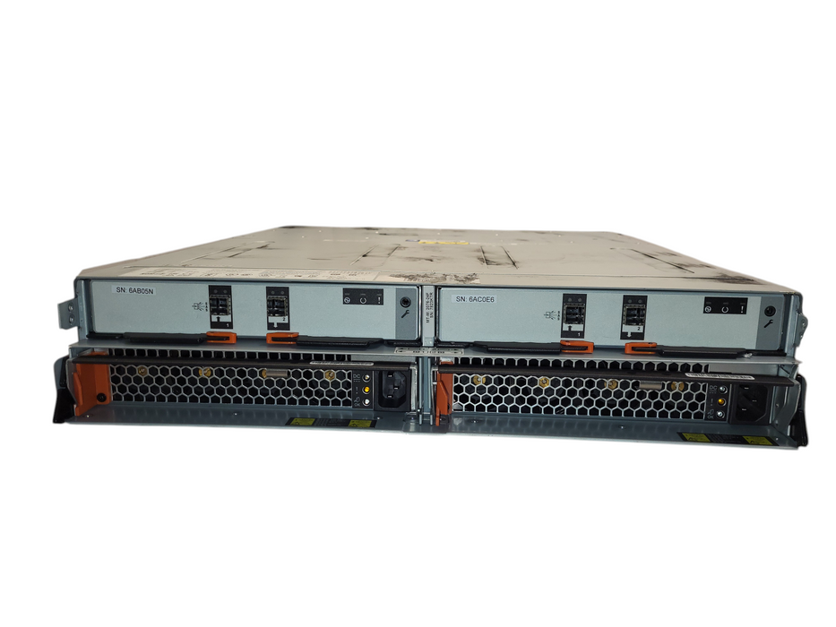 IBM 2072-24F Expansion Enclosure w/ 2x 01AC579-Canisters 2x 800W PSU