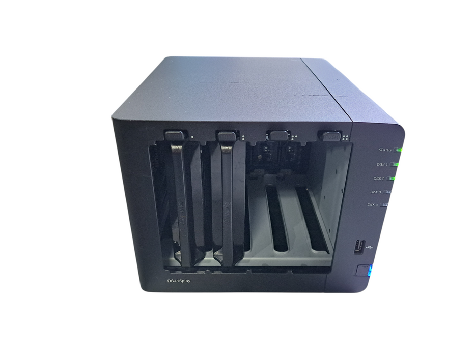 Synology DS415play 4-Bay DiskStation Network Attached Storage NAS w/ 2x 3TB HDD