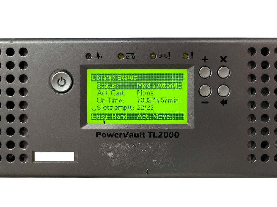 Dell PowerVault TL2000 Tape Library 2U Rackmount Backup System 1x LTO-4