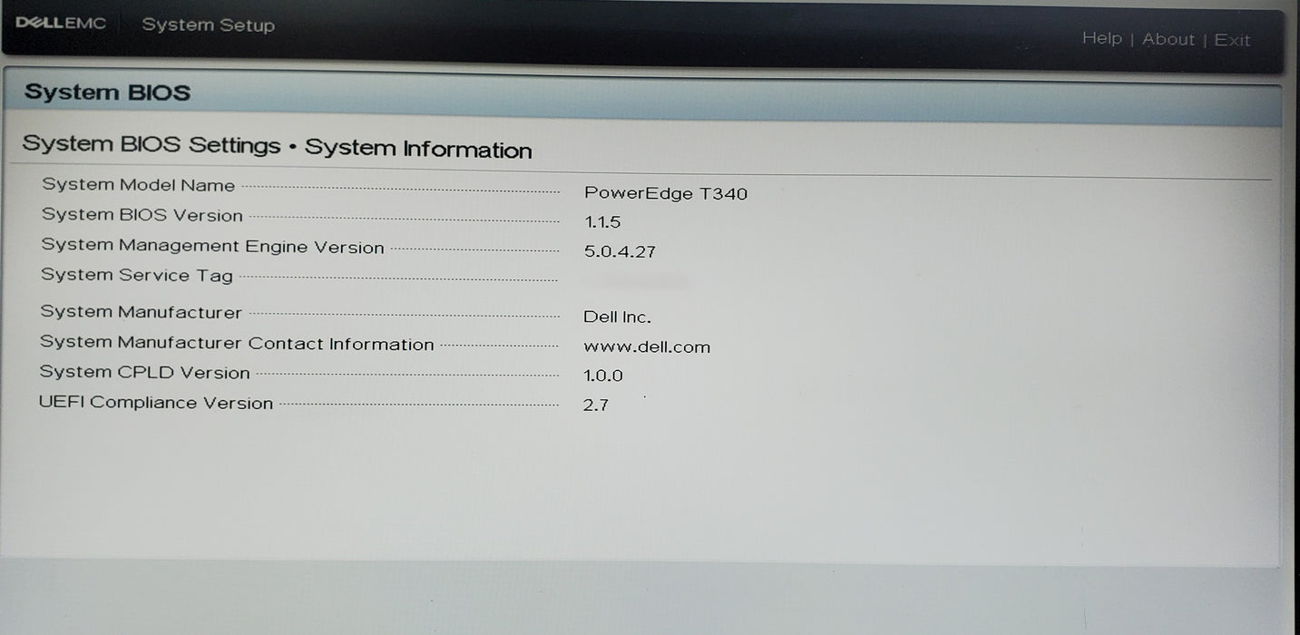 Dell PowerEdge T340 - 1x Xeon E-2134, 16GB DDR4, H330 - No HDD
