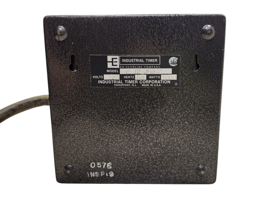 Vintage Professional P-72-J5032 Time O Lite Industrial Timer