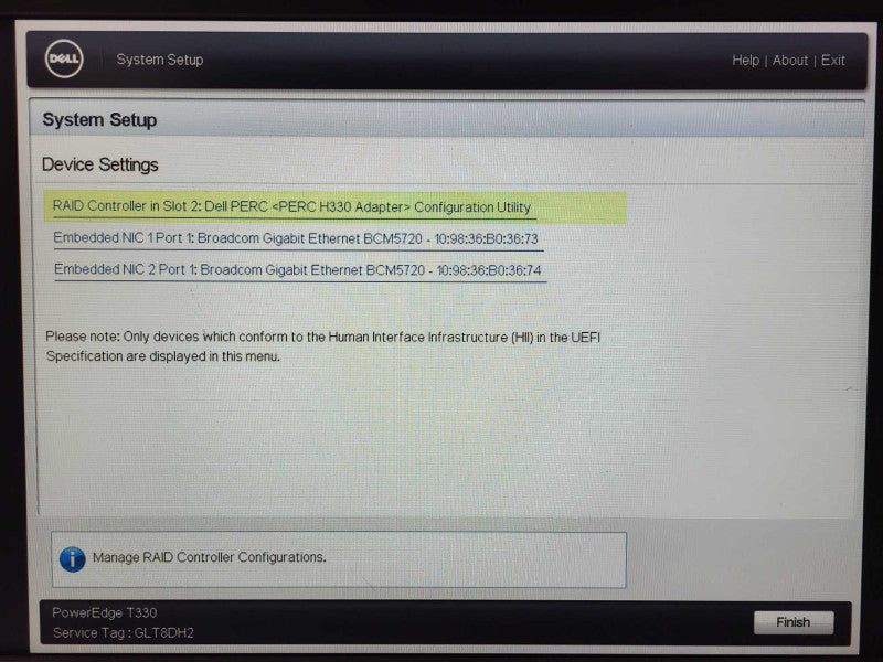 Dell PE T330 Xeon E3-1220 v5 @ 3.00GHz 16GB DDR4 H330 1x 495W PSU Q $