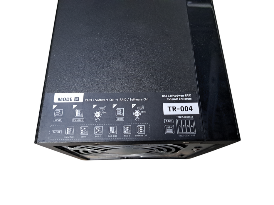 QNAP TR-004 4 Bay USB C  Direct Attached Storage | NO HDD