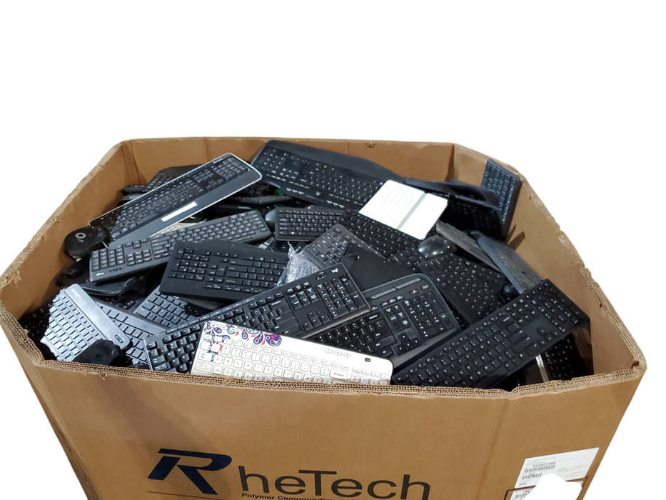 Bin of Assorted Wireless Keyboards/Mice (AS-IS) Approx 638lbs