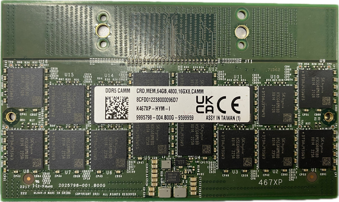 DDR5 CAMM 64GB Compression Attached Memory Module For Dell Precision READ