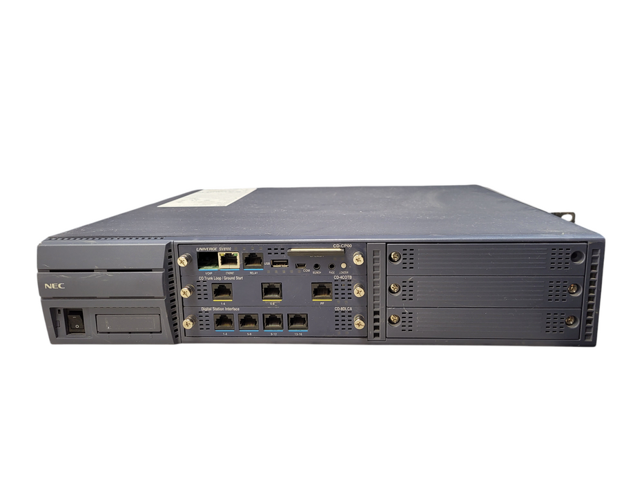NEC SV8100 CHS2U-US w/ CD-CP00, CD-8DLCA, CD-4COTB READ
