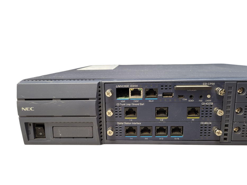 NEC SV8100 CHS2U-US w/ CD-CP00, CD-8DLCA, CD-4COTB READ