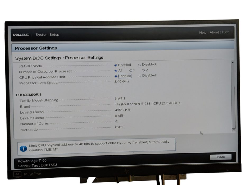 DELL PowerEdge T150 Intel Xeon E-2334 32GB RAM PERC H345 2x 4TB HDD