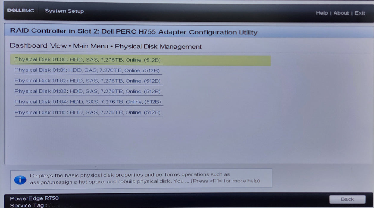 Dell PowerEdge R750 Server, 2x Silver 4310, 64GB RAM, H755, 6x 8TB SAS, 2x 800W