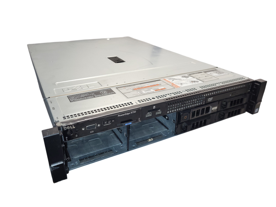 Dell PowerEdge R730 8x 3.5" 2x E5-2630 v3 @2.40GHz 32GB DDR4 H730 Mini 2x PSU