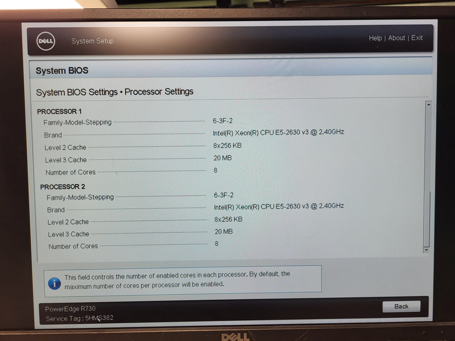 Dell PowerEdge R730 8x 3.5" 2x E5-2630 v3 @2.40GHz 32GB DDR4 H730 Mini 2x PSU