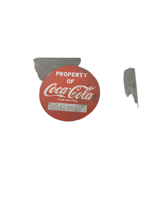 Vintage Upright Old Coke Machine ( For Parts )  =