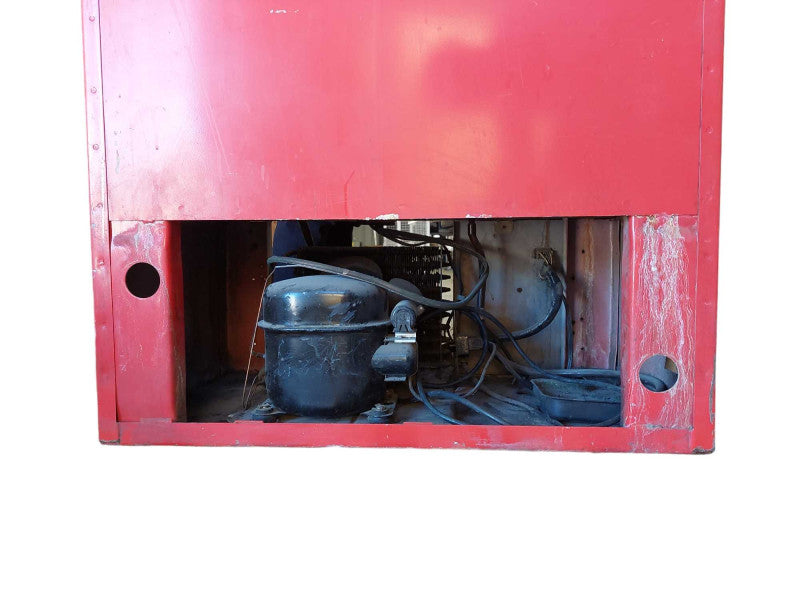 Vintage Upright Old Coke Machine ( For Parts )  =