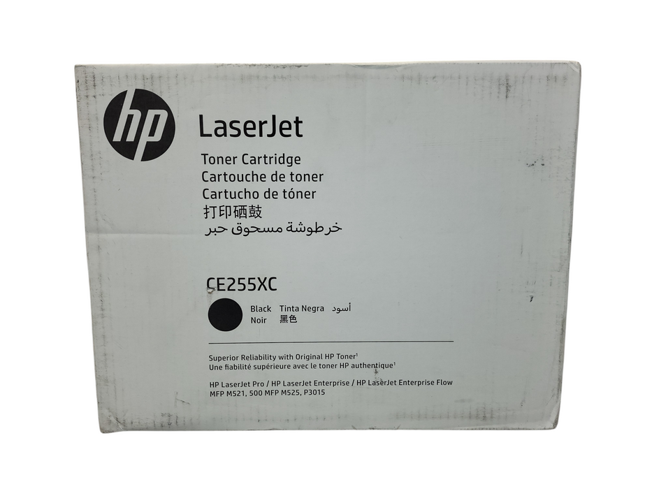 HP CE255XC LASERJET BLACK PRINT CARTRIDGE TONER SEALED P3015 M521 500 MFP ETC.