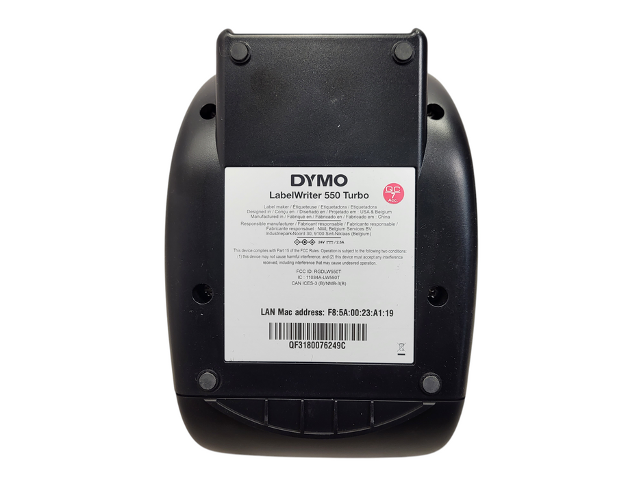 Dymo LabelWriter 550 Turbo Network Label Printer w/ AC, USB cable, 2x label