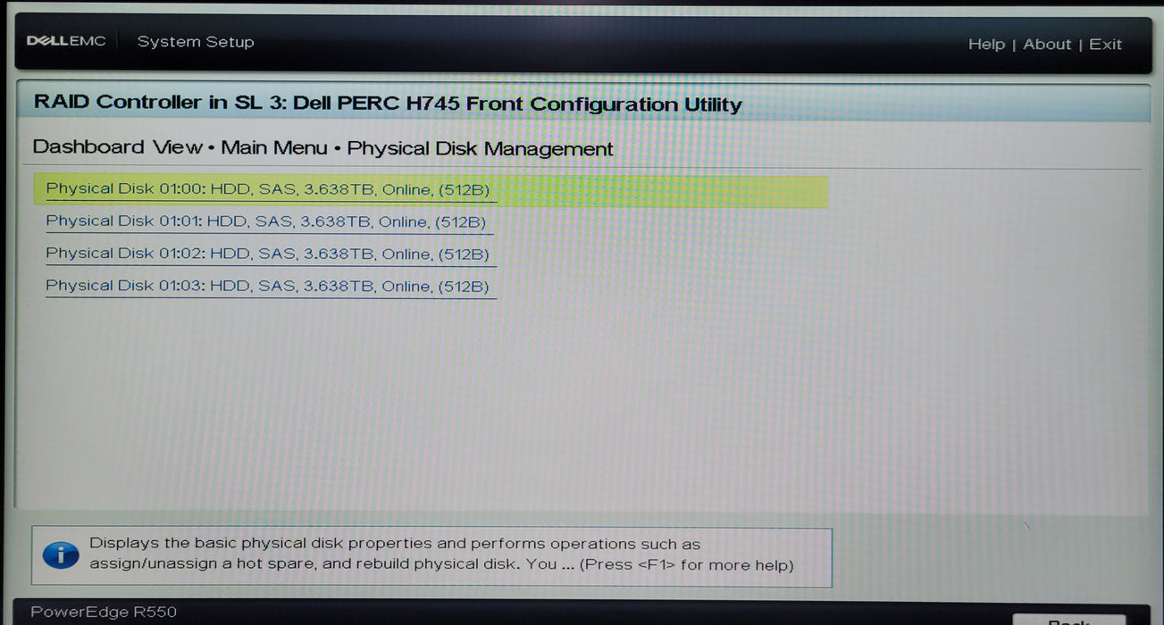 Dell EMC PowerEdge R550 | 2x Xeon Silver 4310 @2.10GHz 64GB DDR4 4x 4TB HDD