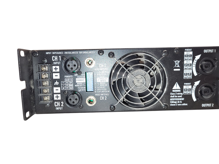 QSC RMX850 Rack Mount Professional 2-Channel Power Amplifier