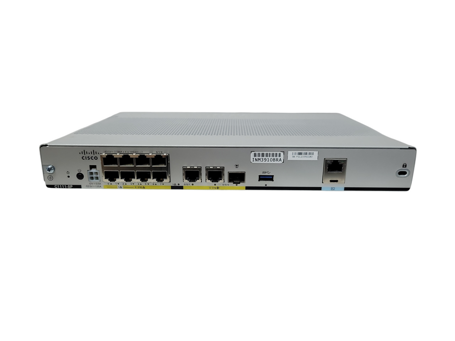 Cisco C1111-8PWA 8 Ports Dual GE Ethernet Router, No AC