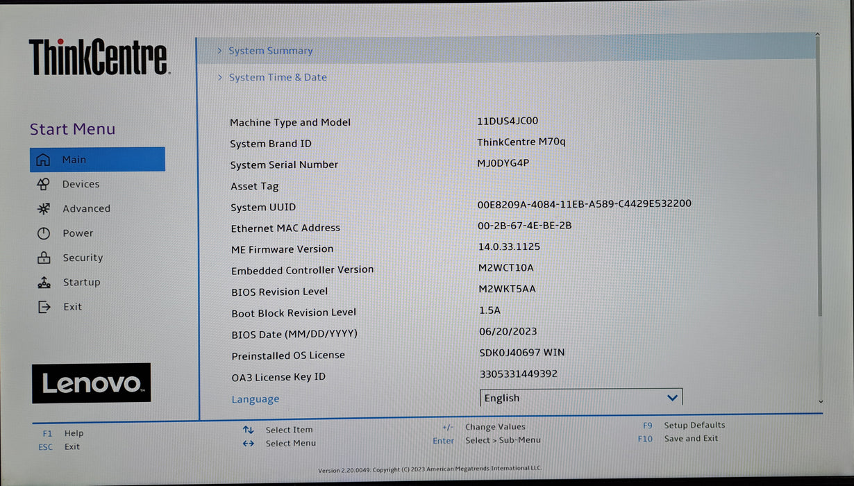 Lenovo ThinkCentre M70q | Intel Core i5-10400T, 16GB DDR4, 256GB NVMe, Wi-Fi