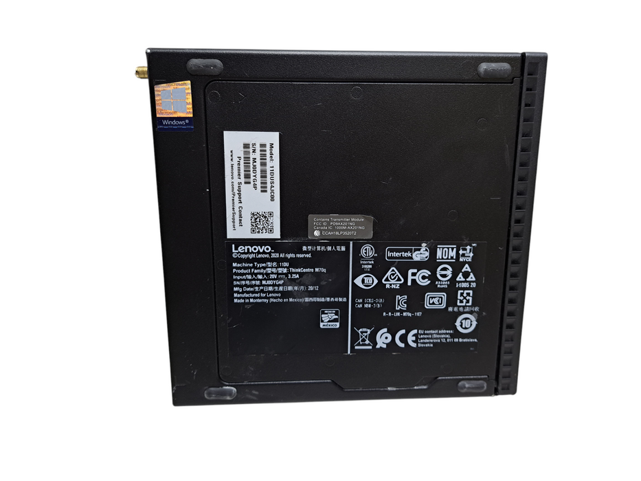 Lenovo ThinkCentre M70q | Intel Core i5-10400T, 16GB DDR4, 256GB NVMe, Wi-Fi