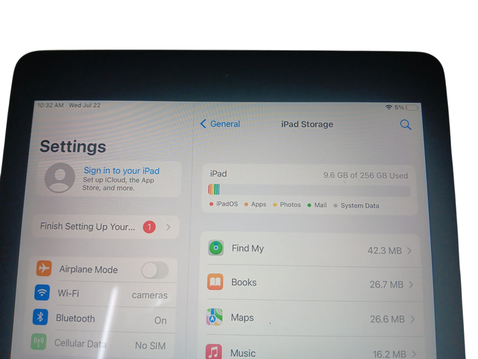 Apple iPad Pro 9.7" - 256GB - Space Gray [A1674]