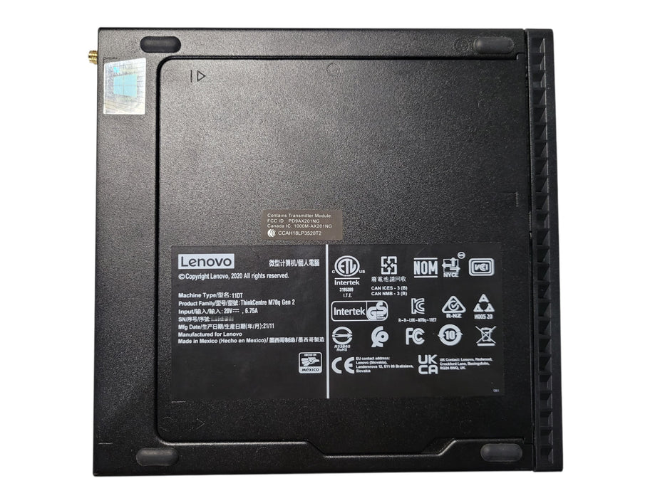 Lenovo ThinkCentre M70q Gen2 | i7-10700T @2.00GHz 16GB DDR4 256GB NVMe