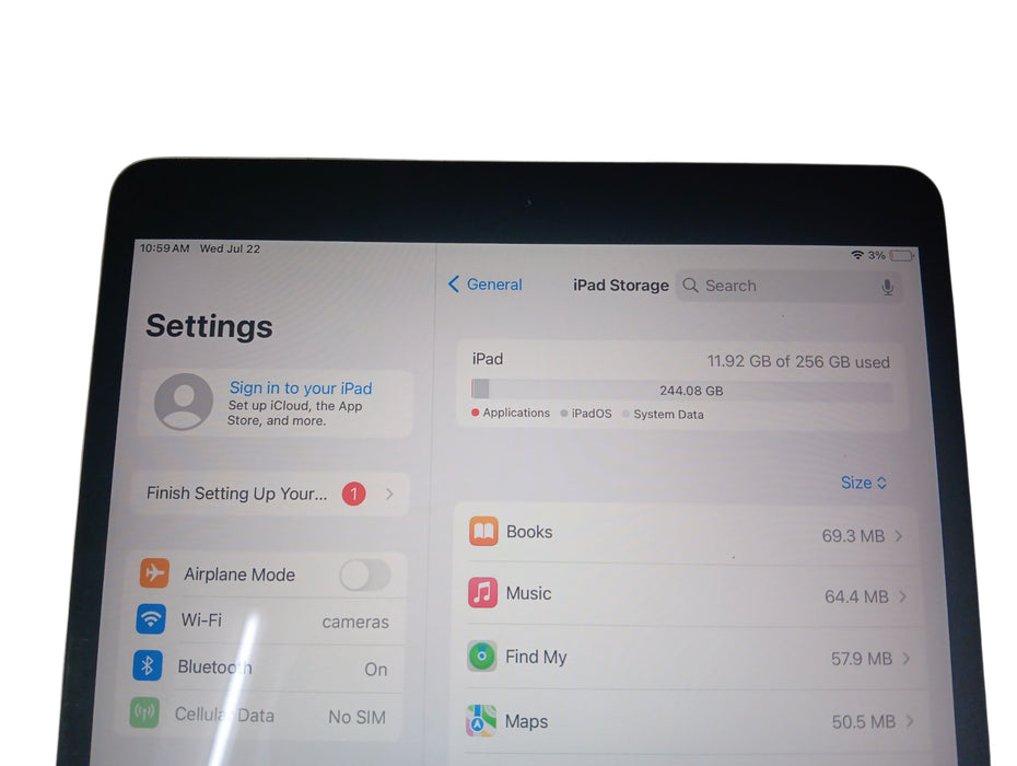 Apple iPad Pro 10.5 - 256GB - Space Gray [A1709]