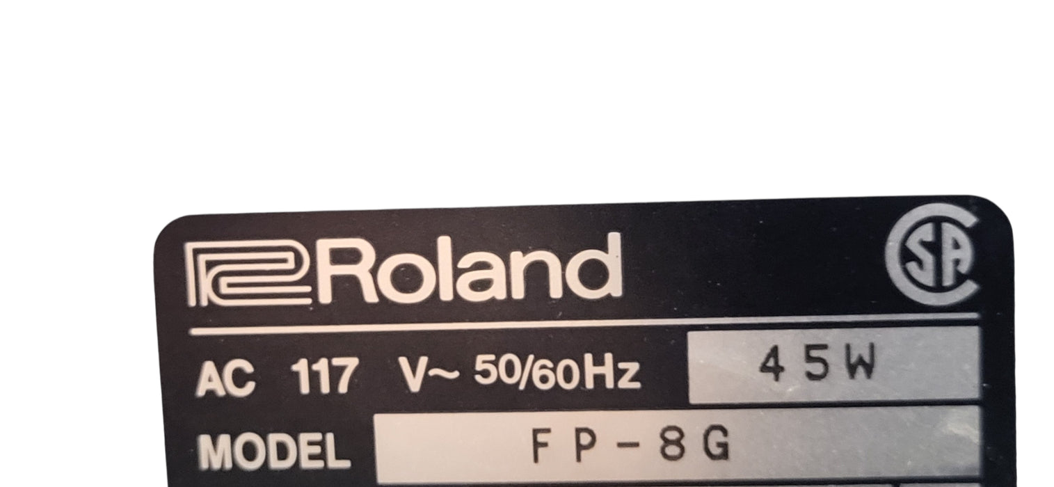 Roland FP-8G 88-Key Digital Piano Weighted Keyboard W/ Stand | READ