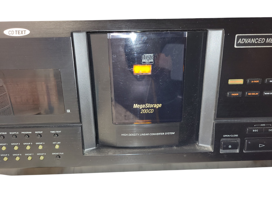 SONY CDP-CX240 Mega Storage 200 CD Disc Player READ